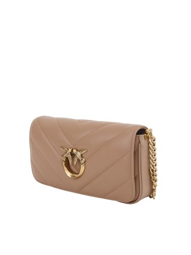 Женская кроссбоди PINKO Love Bag Borse TAUPE