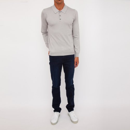 Мужское поло  TRUSSARDI SWEATER POLO GRIGIO