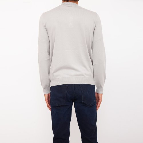 Мужское поло  TRUSSARDI SWEATER POLO GRIGIO