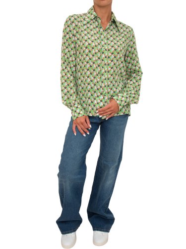 Жіноча сорочка з довгим рукавом ETRO CAMICIA VERDE
