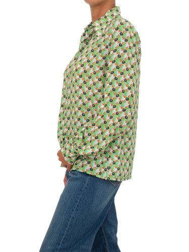 Жіноча сорочка з довгим рукавом ETRO CAMICIA VERDE
