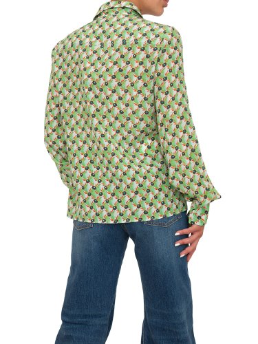 Жіноча сорочка з довгим рукавом ETRO CAMICIA VERDE