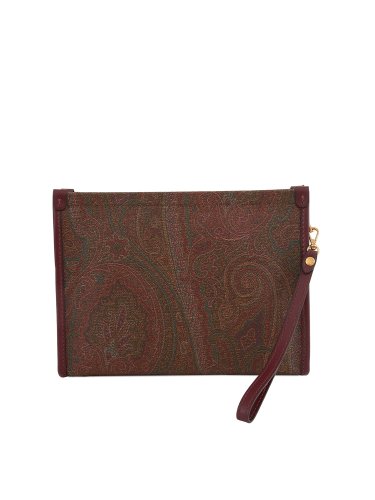 Женский кошелек  ETRO NECESSAIRE PAISLEY SLG 24,5X18X4,5 ROSSO