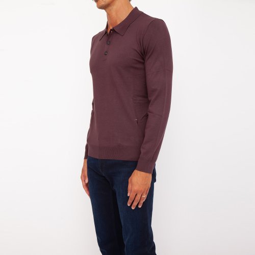 Мужское поло  TRUSSARDI SWEATER POLO MARRONE