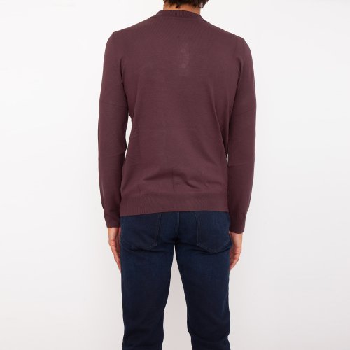 Мужское поло  TRUSSARDI SWEATER POLO MARRONE
