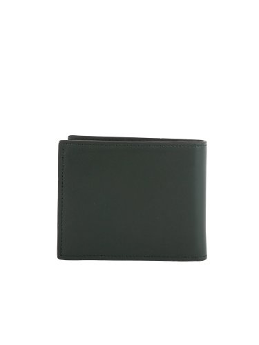 Мужской кошелек ETRO PORTAFOGLIO PELLE LOGO EMBOSSED 11X9 VERDE