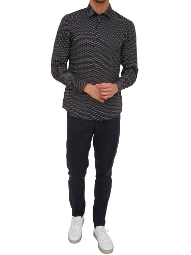 Мужская рубашка с длинным рукавом ANTONY MORATO CAMICIA MANICA LUNGA NERO