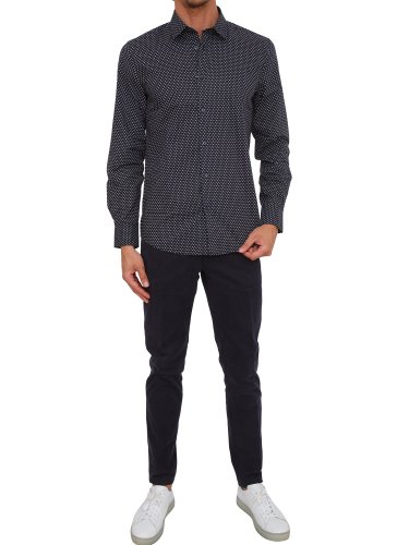 Мужская рубашка с длинным рукавом ANTONY MORATO CAMICIA MANICA LUNGA BLU