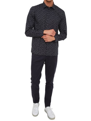 Чоловіча сорочка з довгим рукавом ANTONY MORATO CAMICIA MANICA LUNGA BLU