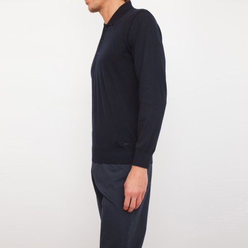 Мужское поло PAUL&SHARK POLO BASE LANA BLU