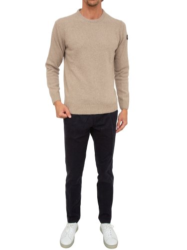 Мужской свитер PAUL&SHARK  GIROCOLLO IN LANA BEIGE