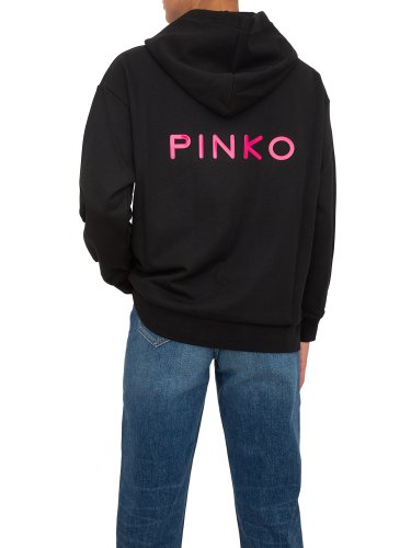 Жіноча толстовка PINKO Maglia tagliata NERO