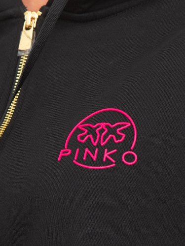 Жіноча толстовка PINKO Maglia tagliata NERO