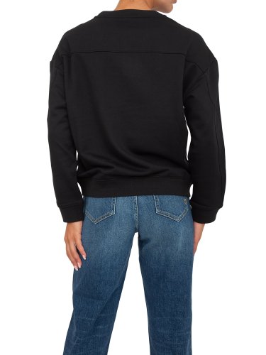 Жіноча толстовка PINKO Maglia tagliata NERO