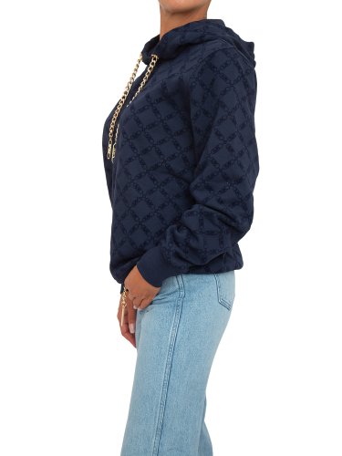 Женская толстовка MICHAEL MICHAEL KORS EMPIRE UNISEX HOODIE BLU