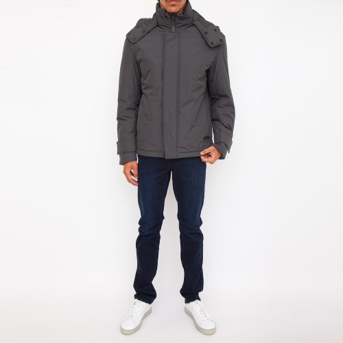 Чоловіча куртка TRUSSARDI COAT RIPSTOP WR GRIGIO