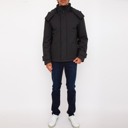 Чоловіча зимова куртка TRUSSARDI JACKET TECHNICAL NERO