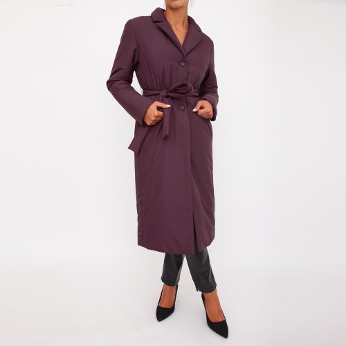 Жіноче пальто TRUSSARDI COAT SOFT NYLON BORDEAUX