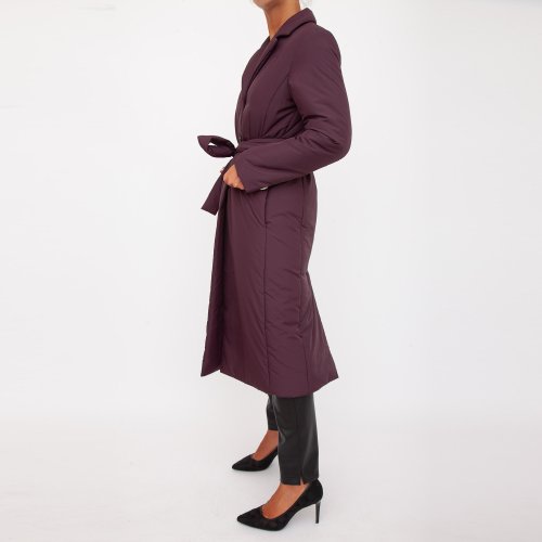 Жіноче пальто TRUSSARDI COAT SOFT NYLON BORDEAUX