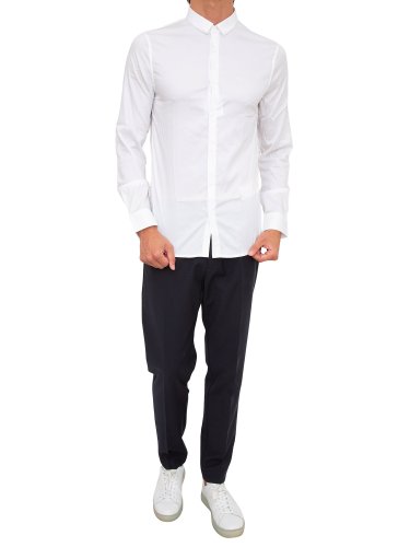 Чоловіча сорочка з довгим рукавом ARMANI EXCHANGE SHIRT BIANCO