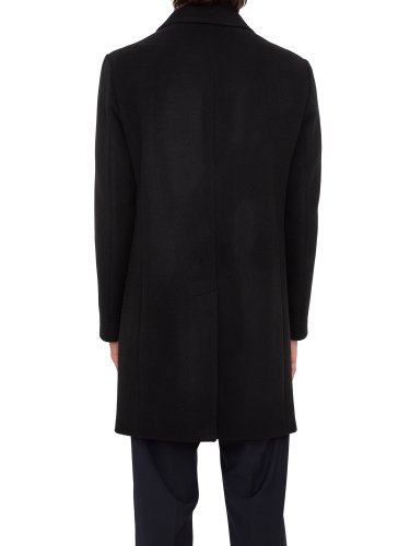 Чоловіче пальто LIU JO CAPPOTTO MONOPETTO BRUSHMONO NERO