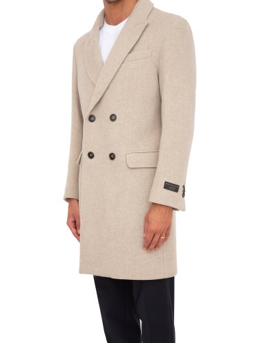 Мужское пальто LIU JO CAPPOTTO DOPPIOPETTO BRUSHDOUBLE BEIGE