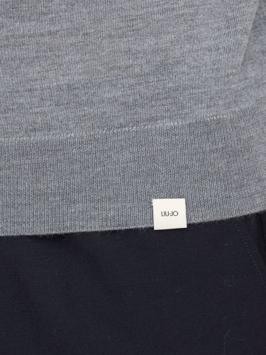 Чоловічий светр LIU JO MAGLIA PUNTA PUNTABASE GRIGIO