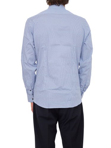 Мужская рубашка с длинным рукавом LIU JO CAMICIA SLIM MILANOALV BLU