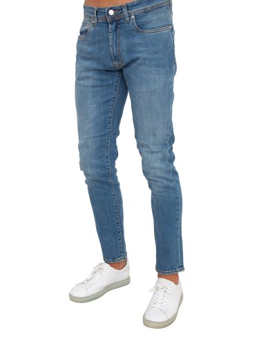 Мужские джинсы LIU JO  DENIM SLIM STRETCH FRANKMDZIP BLU DENIM
