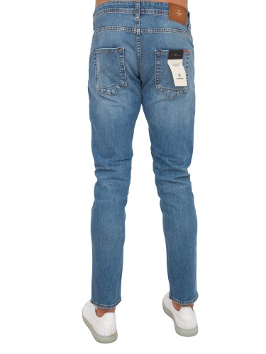 Мужские джинсы LIU JO  DENIM SLIM STRETCH FRANKMDZIP BLU DENIM