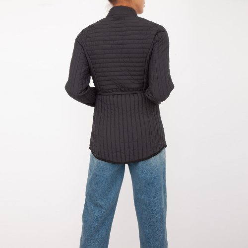 Жіноча куртка TRUSSARDI QUILTED JACKET NERO