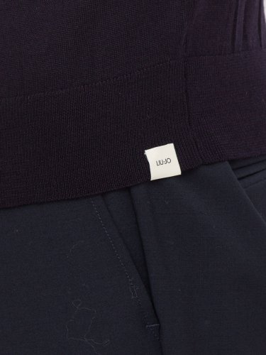 Чоловічий светр LIU JO MAGLIA PUNTA PUNTABASE BLU
