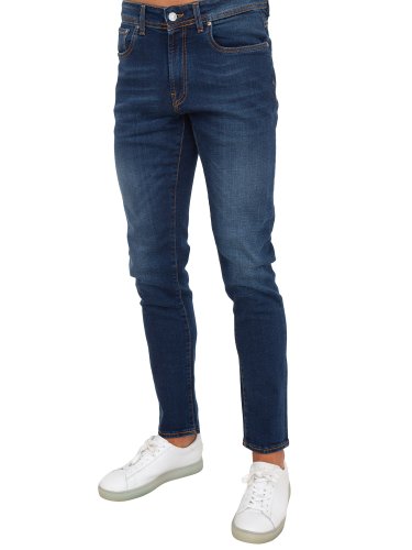 Мужские джинсы LIU JO  DENIM SLIM STRETCH FRANKDKZIP BLU DENIM