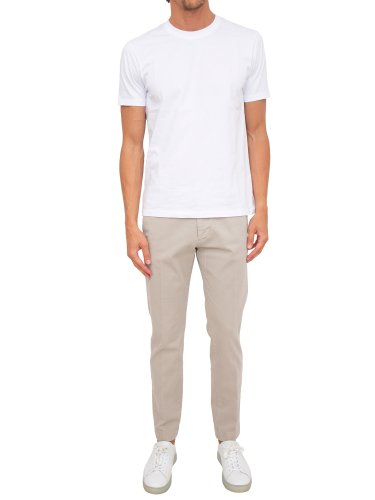 Мужские повседневные брюки LIU JO PANTA CHINO SLIM LIONEGABWASH BEIGE