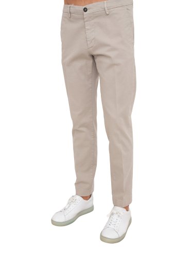 Мужские повседневные брюки LIU JO PANTA CHINO SLIM LIONEGABWASH BEIGE