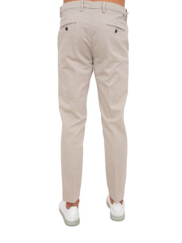 Мужские повседневные брюки LIU JO PANTA CHINO SLIM LIONEGABWASH BEIGE