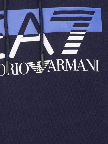 Мужская толстовка EA7 EMPORIO ARMAN FELPA BLU