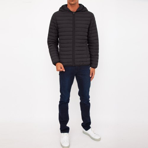 Чоловіча куртка TRUSSARDI JACKET HOODIE NERO
