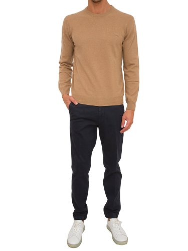 Мужской свитер HARMONT & BLAINE PARICOLLO BASIC CARDATO IN WO/WS BEIGE