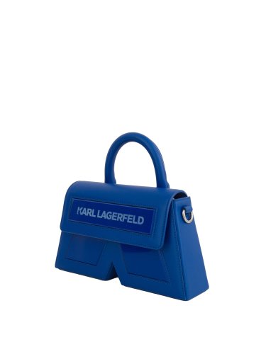 Женская сумка с ручками K.LAGERFELD  k/essential k cb leather BLU