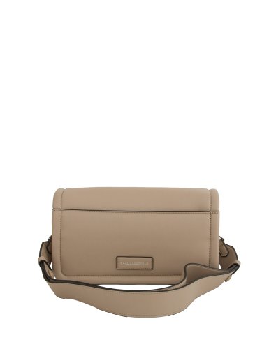 Женская кроссбоди K.LAGERFELD k/autograph soft sm shb TAUPE