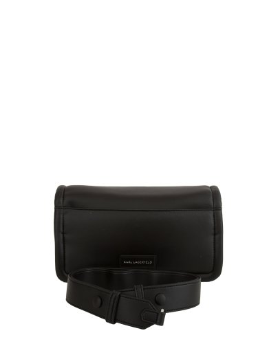 Женская кроссбоди K.LAGERFELD k/autograph soft sm shb NERO
