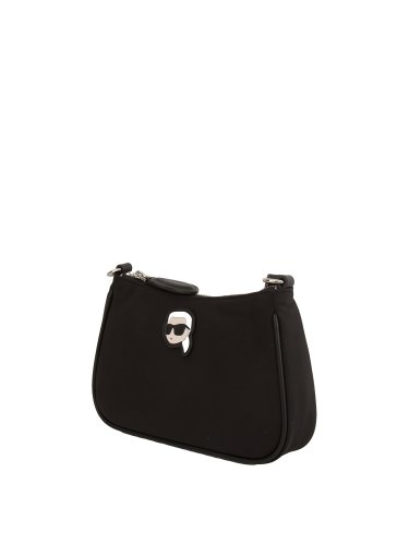 Женская кроссбоди K.LAGERFELD k/ikonik 2.0 nylon sm zip sb NERO