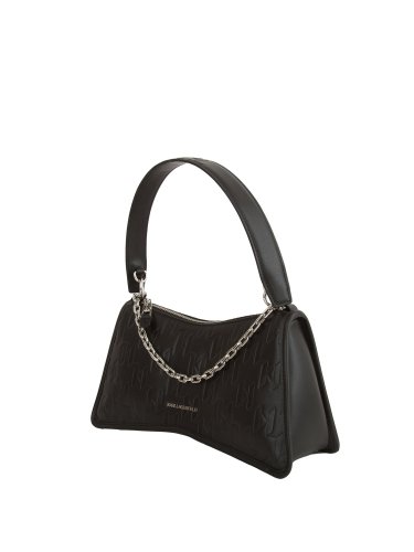 Женская сумка с ручками  K.LAGERFELD k/seven element shb embossed NERO