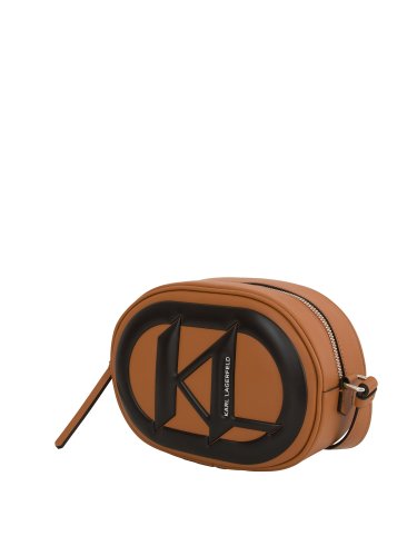 Женская кроссбоди K.LAGERFELD k/monogram patch sm cb CUOIO