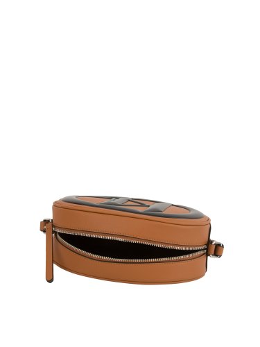 Женская кроссбоди K.LAGERFELD k/monogram patch sm cb CUOIO