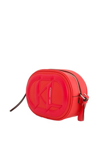 Женская кроссбоди K.LAGERFELD k/monogram patch sm cb ROSSO