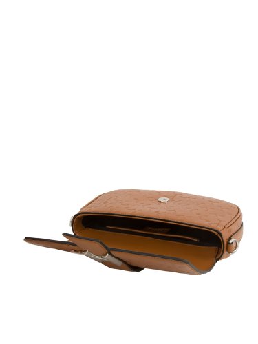 Женская кроссбоди K.LAGERFELD k/saddle shoulderbag emboss CUOIO