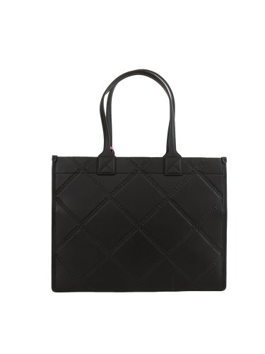 Женская сумка с ручками  K.LAGERFELD k/skuare embossed lg tote NERO