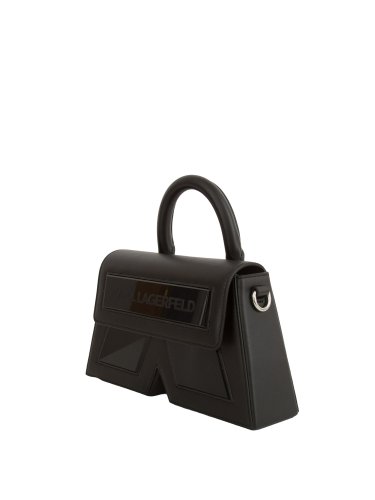 Жіноча сумка з ручками K.LAGERFELD k/essential k cb leather NERO